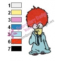 Baby Beaker Muppets Embroidery Design 02